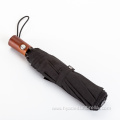 Best Gentleman's Compact Umbrella Wooden Handle